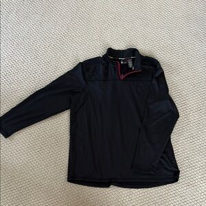 Spyder Black Lightweight Jacket with Red Detailing